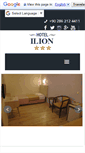 Mobile Screenshot of hotelilion.com.tr